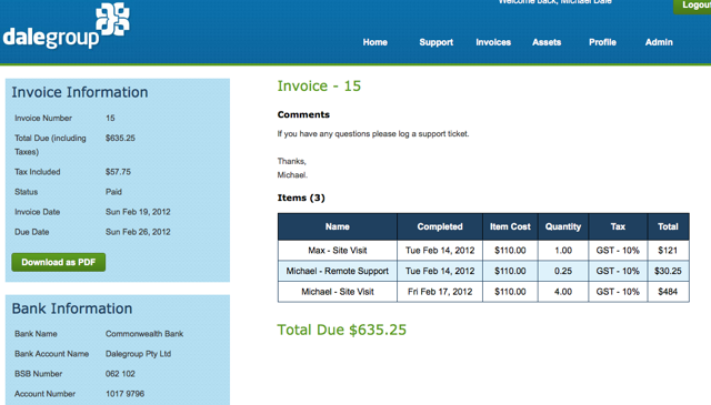 Invoicing IPM3.0